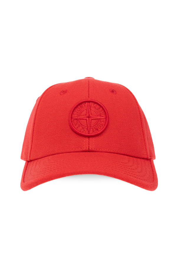 Stone island cheap red cap